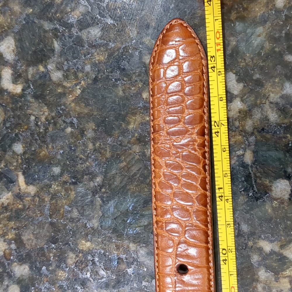 LRL Brown Leather Belt - Picture 6 of 8